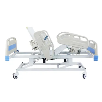 Három 3 funkciós elektromos motoros multifunkcionális kórházi ápolási ágy összecsukható oldalkorlátokkal