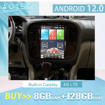  Támogatás JBL Android 12.0 autós multimédia lejátszó Toyota land cruiser lc100 2000-2007 GPS navigáció autórádió recoder sztereó