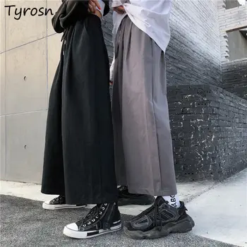 Tömör nadrág Női szabadidő bő, bokáig érő ruházat Párok Uniszex Hip-hop Streetwear 5XL Nyári széles szárú nadrág Haradzsuku