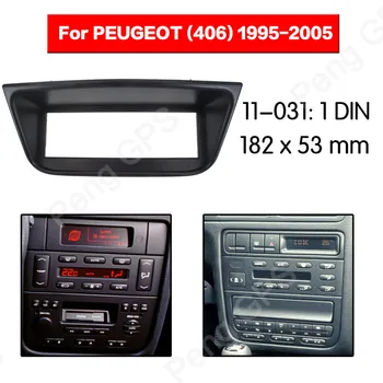 1 DIN autórádió fascia Telepítse a műszerfalat keret díszítőkészlet illeszkedő keret műszerfal Peugeot(406) 1995-2005 keret Audio