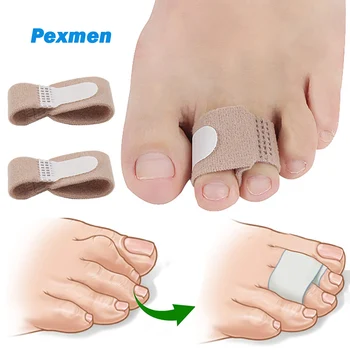 Pexmen 1/2/4/10Db kalapácsujj egyengető Kalapács lábujj sín lábujj párnázott kötszerek görbe lábujjakhoz és átfedő lábujjakhoz