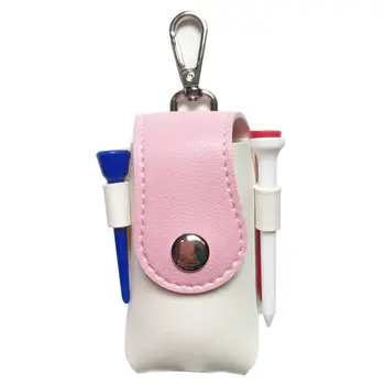 Golf táska A kis golyóstáska Mini változata Tartozékok Táska Egyszerű lógó hátizsák Könnyen hordozható PU zsebek