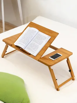 Összecsukható ágy Kis könyvasztal Laptop Lusta hálóterem Diák Háztartási hálószoba Egyszerű írás