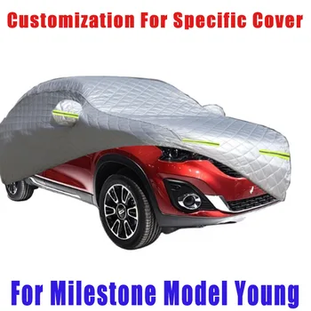 A Milestone Model Young jégesővédelmi fedélhez automatikus esővédelem, karcvédelem, festékhámlás elleni védelem