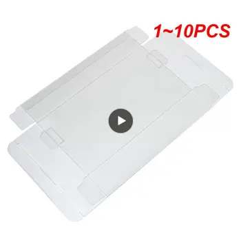 1 ~ 10DB N64 esetén GB GBC NGPC átlátszó játékdoboz védő tok CIB Games műanyag PET védő SNES NES számára