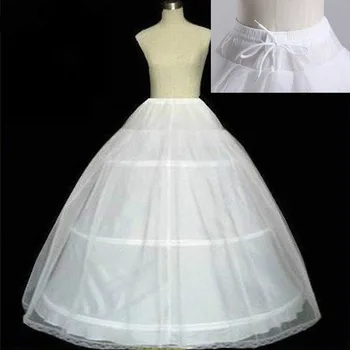 Kiváló minőségű középkori jelmezek viktoriánus fehér 3 karika alsószoknya esküvői ruha menyasszonyi ruha nőknek Kiegészítők