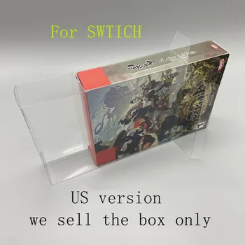 Kiváló minőségű átlátszó doboz a SWITCH NS-hez Sakuna számára: rizsből és romból USA / JP / HK változat átlátszó gyűjtemény védődoboz