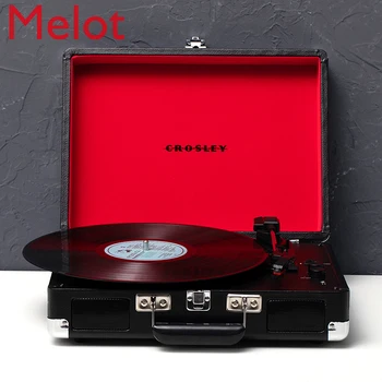 Amerikai Crosley Cr8005d Vinyl Retro Record Player LP hordozható Bluetooth fonográf Kínai Valentin-nap