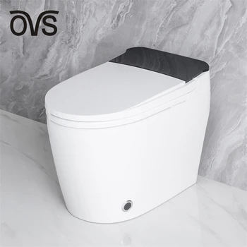 OVS padlóra szerelhető porcelán kerámia automata intelligens nyugati fürdőszoba szifon öntisztító intelligens WC termék