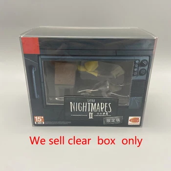 ZUIDID PET Átlátszó kijelző doboz a SWITCH NS Little Nightmare 2 Limited Edition játéktároló gyűjtődobozhoz