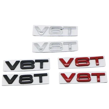 V6T V8T matricás autómatricák Audi S3 A4L A6L A7 Q5 Q7 karosszéria módosító tartozékok oldalsó karosszéria logó embléma dekorációs matricák