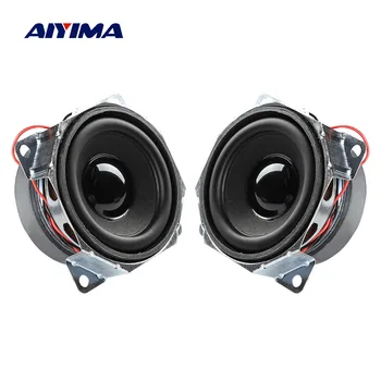 AIYIMA 2Pcs hordozható 53MM 2 hüvelykes teljes tartományú audio hangszórók 4 ohmos 3W mélynyomó DIY házimozi zene hang Bluetooth hangszóró