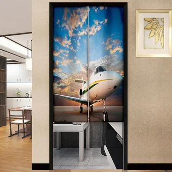 Kifutópálya Repülőtér utasszállító repülőgép ajtaja Függöny égi felhők Hajnal Rövid függönyök a nappalihoz Hálószoba Konyhai ajtók Lakberendezés
