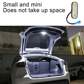 Autó hátsó lámpa 48 LED-es lámpa Model Y-hoz alkalmas csomagtartó LED világítási kiegészítők Belső dekoratív szerelvény Ultra Bright