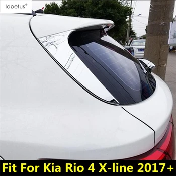 Hátsó hátsó hátsó ajtó ablakpanel szalag Flitteres dekorációs burkolat a Kia Rio 4 X-line 2017 - 2020 ABS króm külső tartozékokhoz
