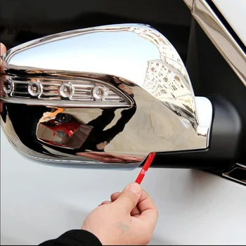 ABS króm autó külső visszapillantó tükör burkolat burkolat stílus matrica a Hyundai IX35 2010 2011 2012-2015 tartozékok