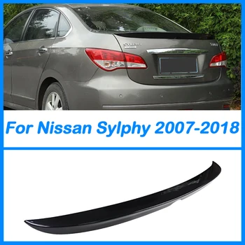 Nissan Sentra Sylphy 2007-2018 ABS műanyag díszítés festetlen autó hátsó csomagtartó farokszárny spoiler karosszéria készlet tartozékok fekete