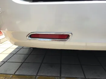 Car Abs Chrome hátsó köd Trim 2015-re Toyota Sienna 2Db/lot