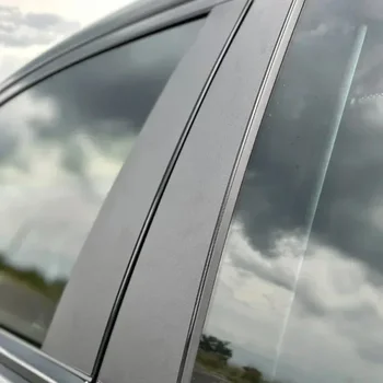 4Pcs Matt Black autóoszlop oszlopok Díszíti a Dodge Ram alkatrészeit 1500/2500/3500/4500/5500 2009-2017 2018 Automatikus ablakoszlopok matricák