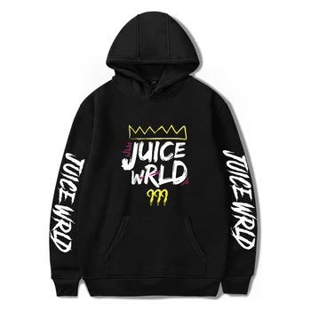 Juice Wrld kapucnis pulóverek Streetwear Hip Hop Fashion Letter pulóver Őszi hosszú ujjú kapucnis pulóver Férfi női kapucnis pulóver RIP Juice Wrld ruhák