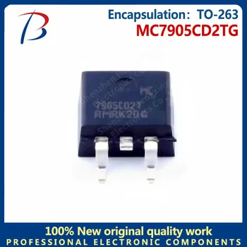 10DB MC7905CD2TG Silkscreen 7905CD2T csomag TO-263 35V 5V 1A lineáris szabályozó