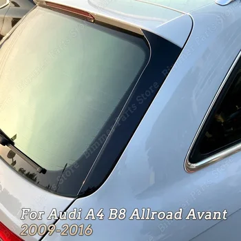 2Pcs hátsó ablak oldalsó spoiler szárny Audi A4 B8 Allroad Avant 2009-2016 ABS Gloss Black Canards Splitter Trim matrica Spoiler