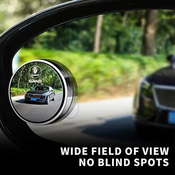 Autó széles látószögű 360 állítható átlátszó visszapillantó kiegészítő tükör SAAB 9-4X 9-7X 9-3 9-5 9-2X 9-X 9000 900 600 99 97 Monster 92