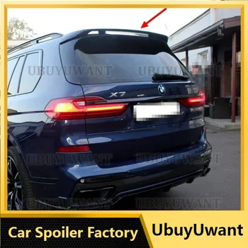 ABS fényes fekete hátsó tető spoiler szárny BMW X7 G07 2019 - 2021 autó hátsó csomagtartó ablak tető csomagtartó ajakszárny spoiler