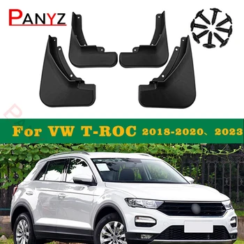 készlet Volkswagen VW T-ROC T Roc 2018-2023 Autó sárvédők Sárfogó szárnyak Fröccsenő védők Sárvédő Sárvédők Autós kiegészítők