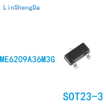 10PCS LDO feszültségszabályozó chip ME6209-3.6V SMD SOT23 ME6209A36M3G