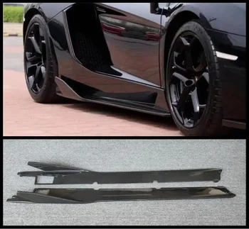 RZ Style Real Carbon Fiber Side Extension Body Skirts Kit ajakvédő Lamborghini Aventador LP700 LP720 LP750 2012-up