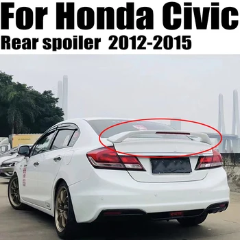 Honda Civic spoiler 2012-2015 Civic spoiler DTF ABS műanyag autó hátsó szárny színe hátsó spoiler