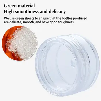 Kozmetikai krémes üvegek Műanyag sminkcsomagolás Krémes palackok rajzfilmek doboz hordozható átlátszó újratölthető B6P3