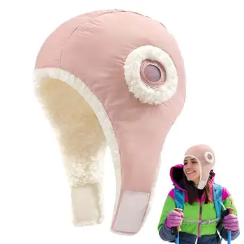 2022 Meleg prémvadász sapkák Szélálló női orosz Ushanka trapper kalap rugalmas könnyű sapkák fülbevalóval téli síeléshez