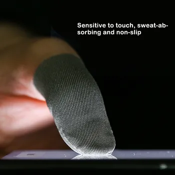 Ujjfedél Professzionális játékvezérlő Karcmentes érintőképernyő Játék hüvelykujj ujjak Kesztyű Mobiltelefon