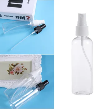 4 db Spray palackok Illóolajok Hordozható parfümpumpa Kis vízutazás műanyag Üres finom köd
