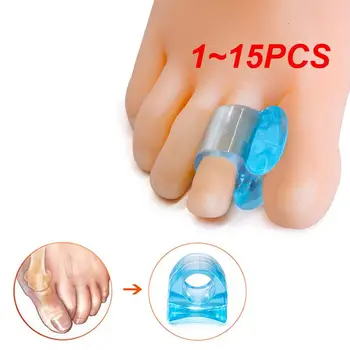 1 ~ 15DBS Big Toe elválasztó csont korrektor Egyenesítő szilikon gél hüvelykujj hüvelykujj Valgus láb ujjvédő bütyök beállító láb eszköz