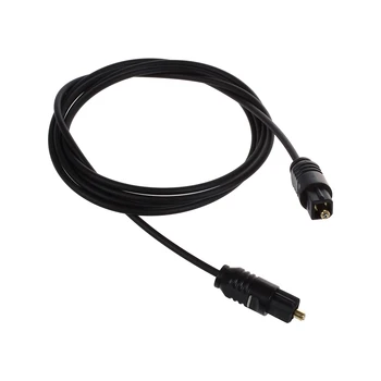 3 FT 1.1M méter Digitális szálas optikai Audio Toslink SPDIF MD DVD kábel Lead Plug