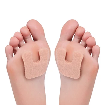 60PCS U-alakú filc bőrkeményedésvédő párnák Öntapadó párnák védik a bőrkeményedéseket a cipő dörzsölésétőlCsökkentse a láb- és sarokfájdalmat