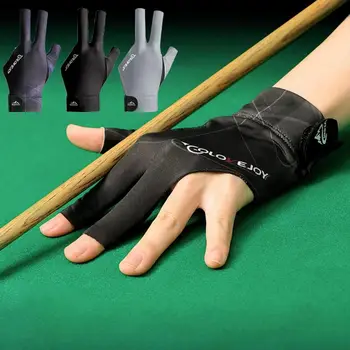 1PCS Snooker Biliárd kesztyű Spandex bal kéz Három ujj Snooker Biliárd kesztyű rugalmasság Biliárd edzőkesztyű