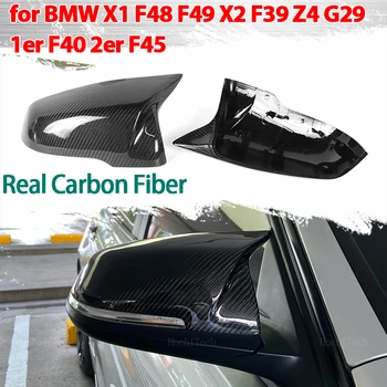 Szénszálas ajtószárny oldalsó tükörfedél sapkák Shell tok BMW F44 F40 Z4 G29 X1 F48 F49 X2 F39 Toyota Supra 2019-2023
