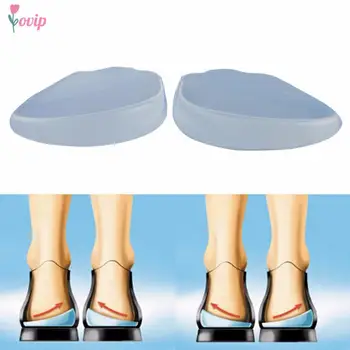 Hot 1Pair szilikon támasztópad magas sarkú cipőhöz Lapos láb Ortopédiai ortopéd talpbetét Cipő korrektor Női lábápolás