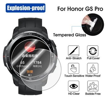 1-3Pcs edzett üveg Huawei Honor GS Pro SmartWatch HD képernyővédő fólia a Honor GS Pro számára Teljes védelem