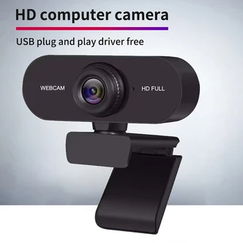 Webkamera asztali számítógéphez 480P / 720P / 1080P / 2K Új HD hordozható mini USB webkamera mikrofonokkal Webkamera