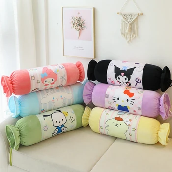 70cm Sanrio Hello Kitty My Melody Cinnamoroll aranyos rajzfilm jégcukorka párna nyomtatott ágy alvó Kawaii párnával nyáron