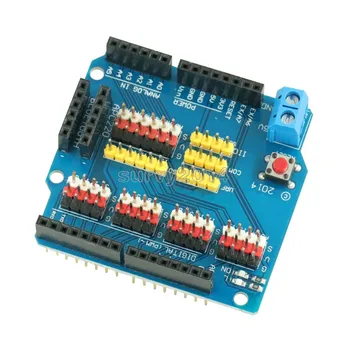 V5 érzékelő pajzs bővítőkártya pajzs Arduino UNO R3 V5.0 elektronikus modul érzékelő pajzs V5 bővítő kártya 5.0