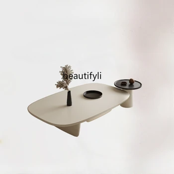 Selyem stílusú dohányzóasztal Nappali Home Modern minimalista művészet Kreatív sütés Befejezés teaasztal