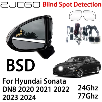 ZJCGO autó BSD radar figyelmeztető rendszer holttér-észlelés Biztonsági vezetési figyelmeztetés a Hyundai Sonata DN8 számára 2020 2021 2022 2023 2024