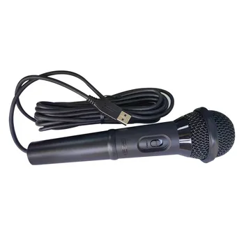 USB vezetékes mikrofon NS Wii játékkonzolhoz Kondenzátor kifújás megakadályozása Hálófelvétel ultraszéles
