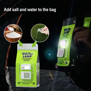 Hordozható sósvízi lámpa LED vészvilágítás kültéri kempingezéshez Éjszakai horgászat Hosszú élettartamú kültéri vészvilágítás